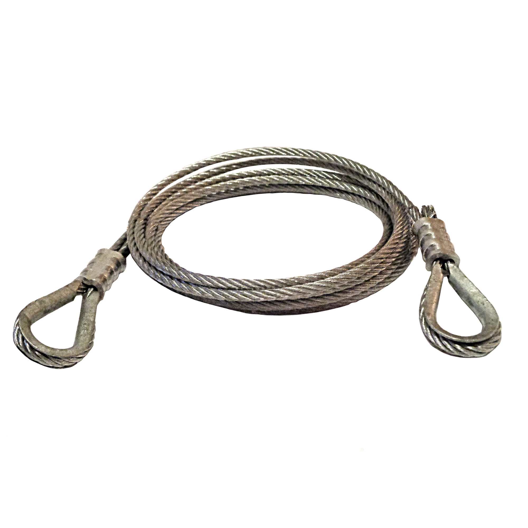 American Power Pull, 12ft. Long 3/16in. Cable Extender, Capacity 2000 lb, Model# 28512